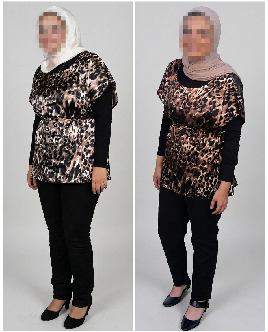 Tesamorelin customer transformation, before and after