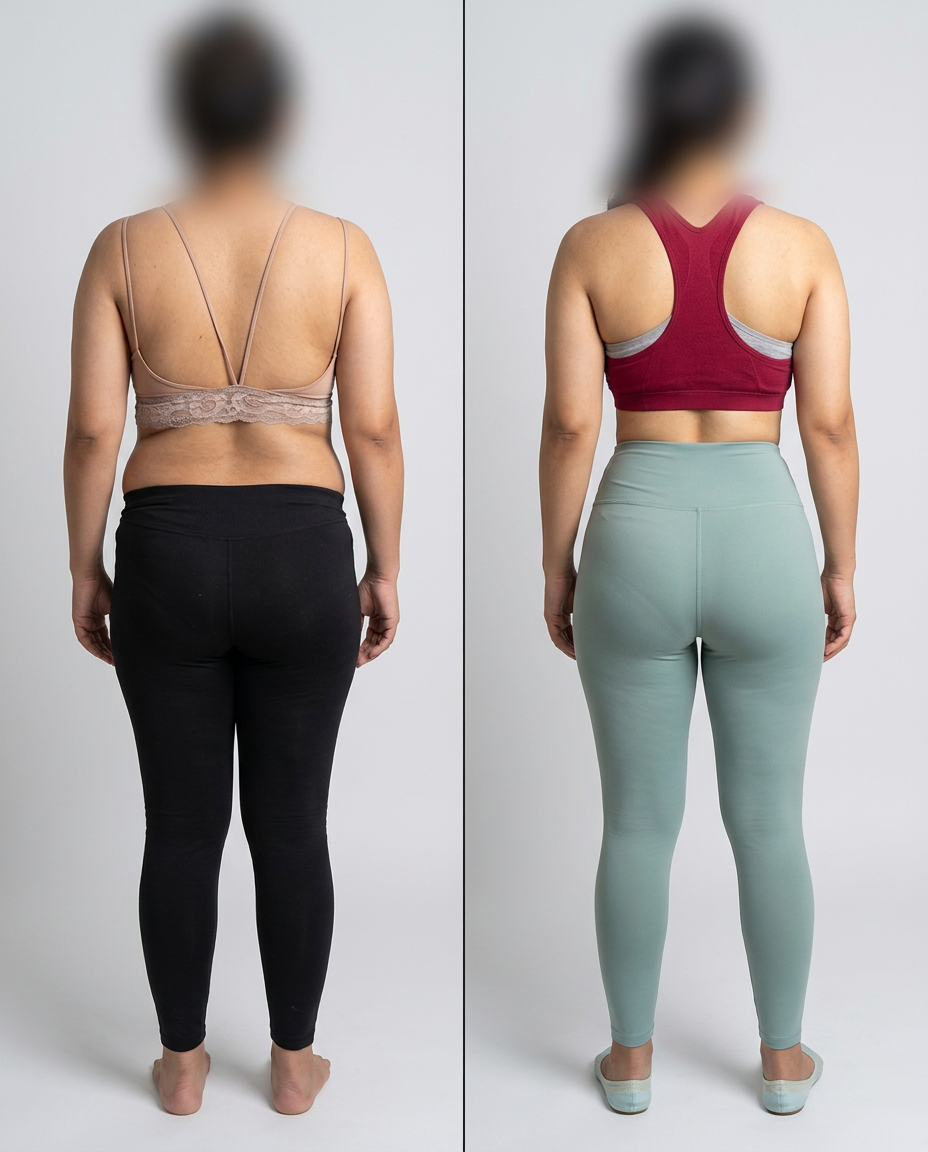 Tesamorelin customer transformation, before and after